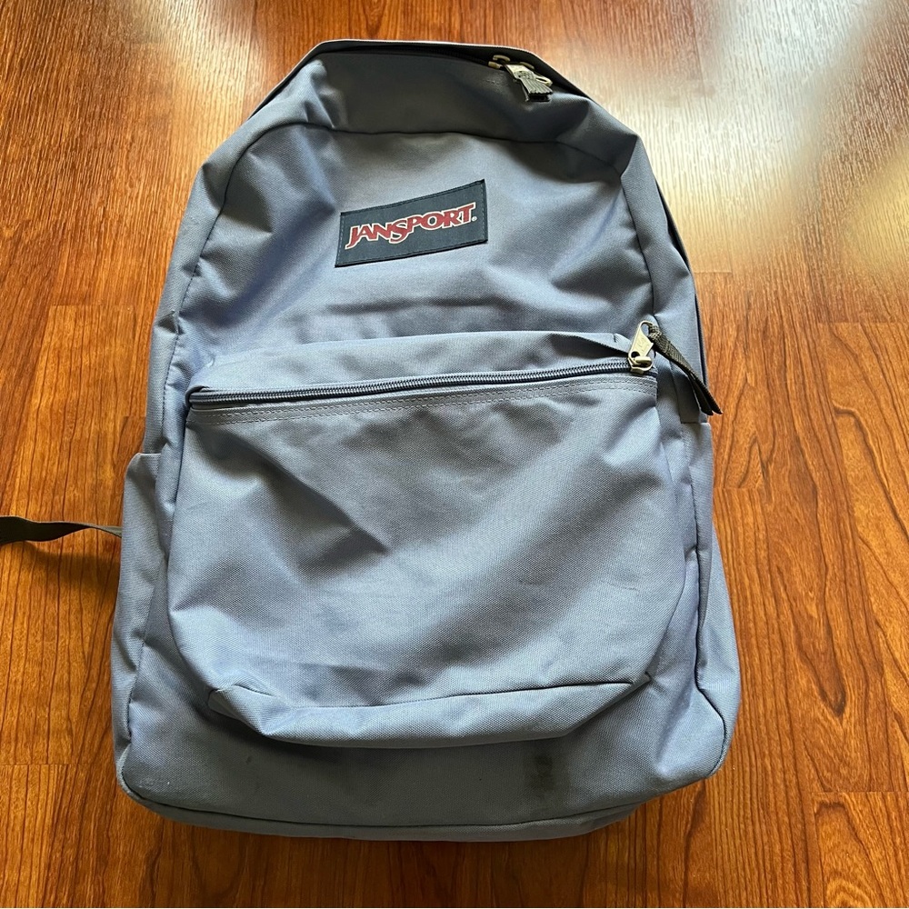 Jansport Light Purple and Gray Lightweight Backpack